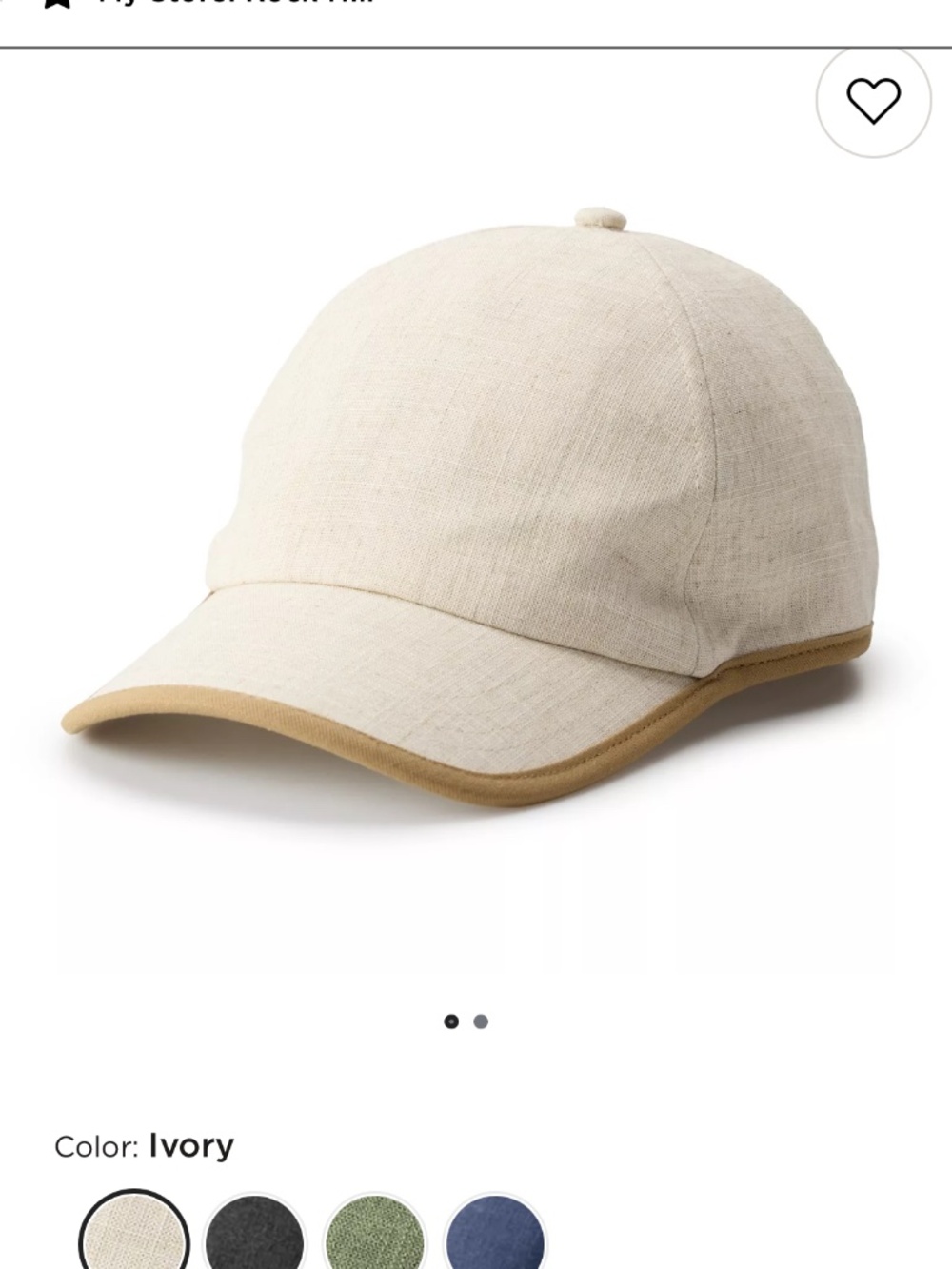 SONOMA Goods For Life— women’s hat, ivory, o/s- great condition